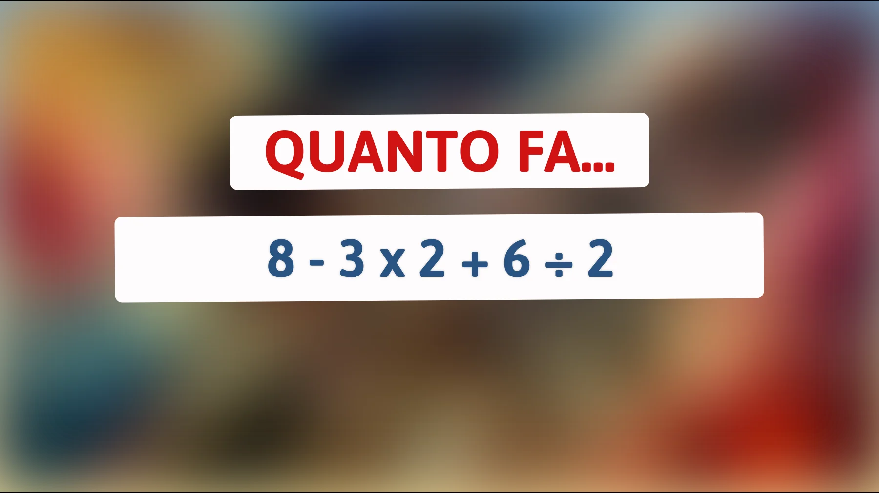 Solo i veri geni risolvono questo enigma matematico: riesci a trovare la risposta giusta?"