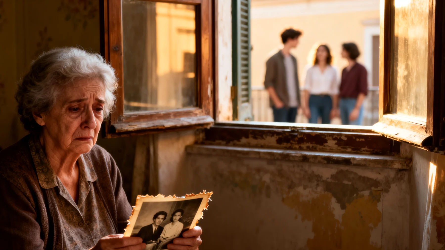 Nonna che prova sensi di colpa per non essere stata abbastanza presente durante la crescita dei nipoti, ora giovani adulti, e teme di aver perso l'opportunità di costruire un legame profondo con loro"