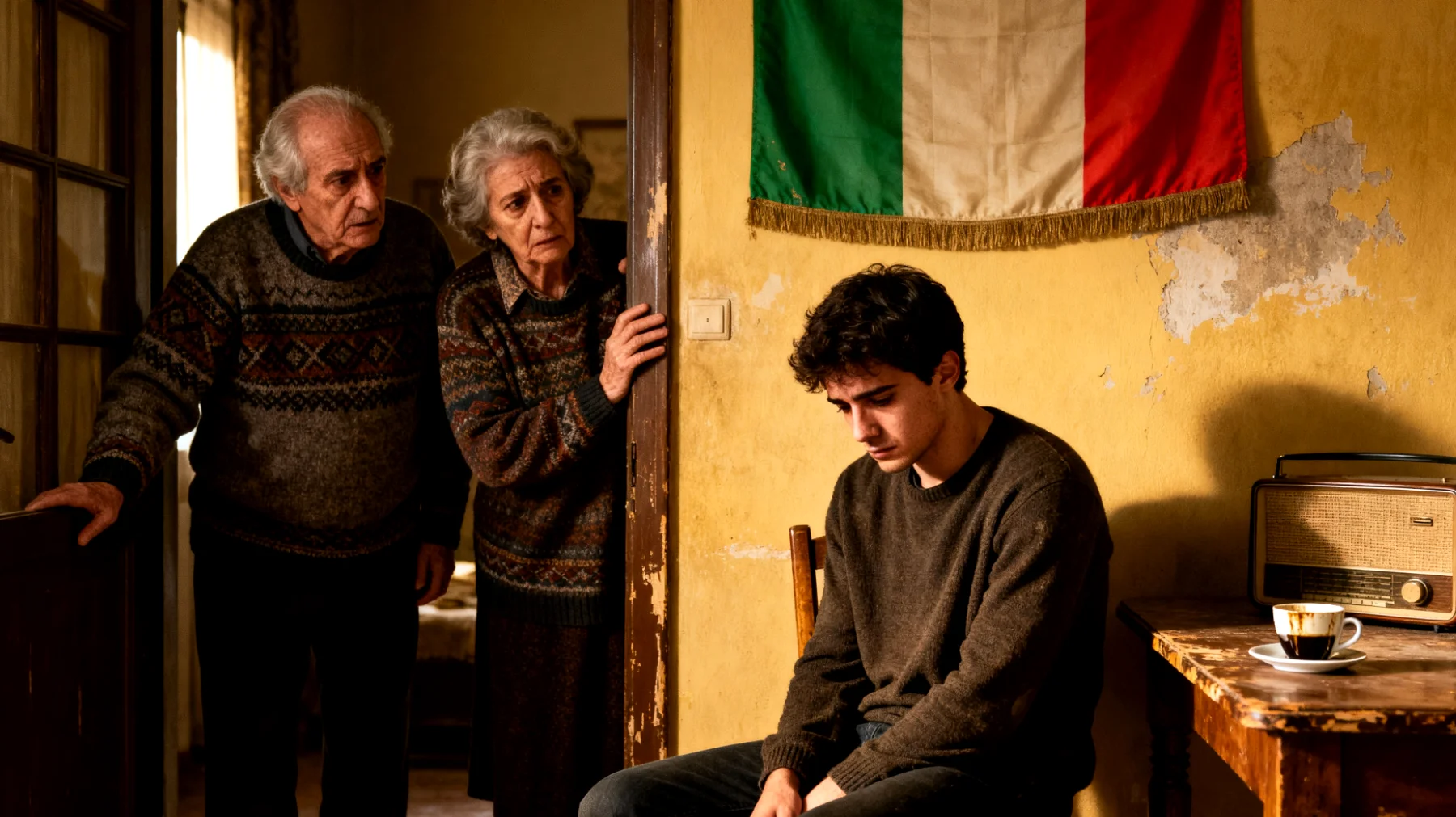 I nonni si preoccupano perché il nipote giovane adulto mostra timidezza eccessiva e tende a isolarsi socialmente, evitando relazioni significative e opportunità di crescita personale"