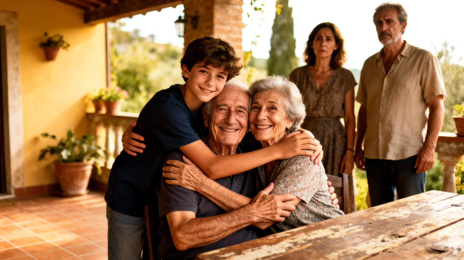 I nonni si trovano in difficoltà perché i nipoti adolescenti mostrano una dipendenza affettiva eccessiva nei loro confronti, cercandoli costantemente per ogni decisione o problema, faticando a sviluppare autonomia e a confrontarsi direttamente con i genitori, creando tensioni nel nucleo familiare."