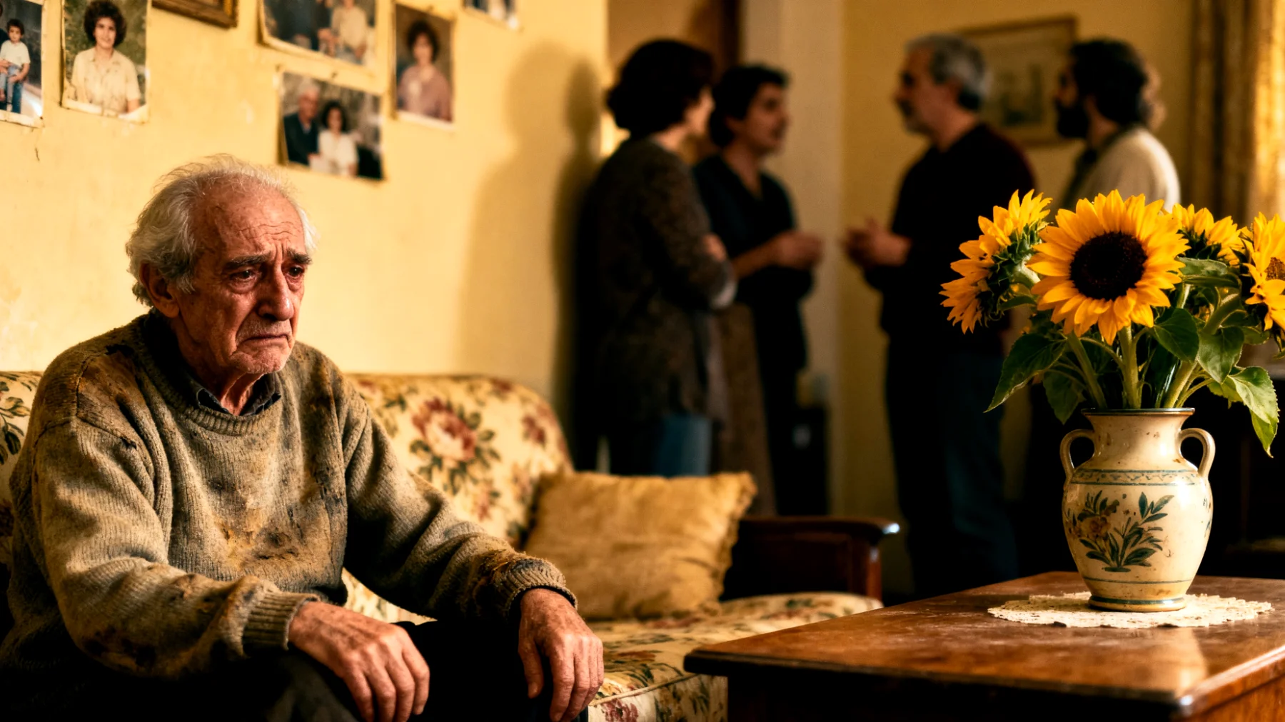 Il nonno si trova in difficoltà nel gestire i conflitti con la famiglia allargata riguardo al rapporto con i nipoti giovani adulti, sentendosi escluso dalle decisioni o criticato nel suo modo di relazionarsi con loro"