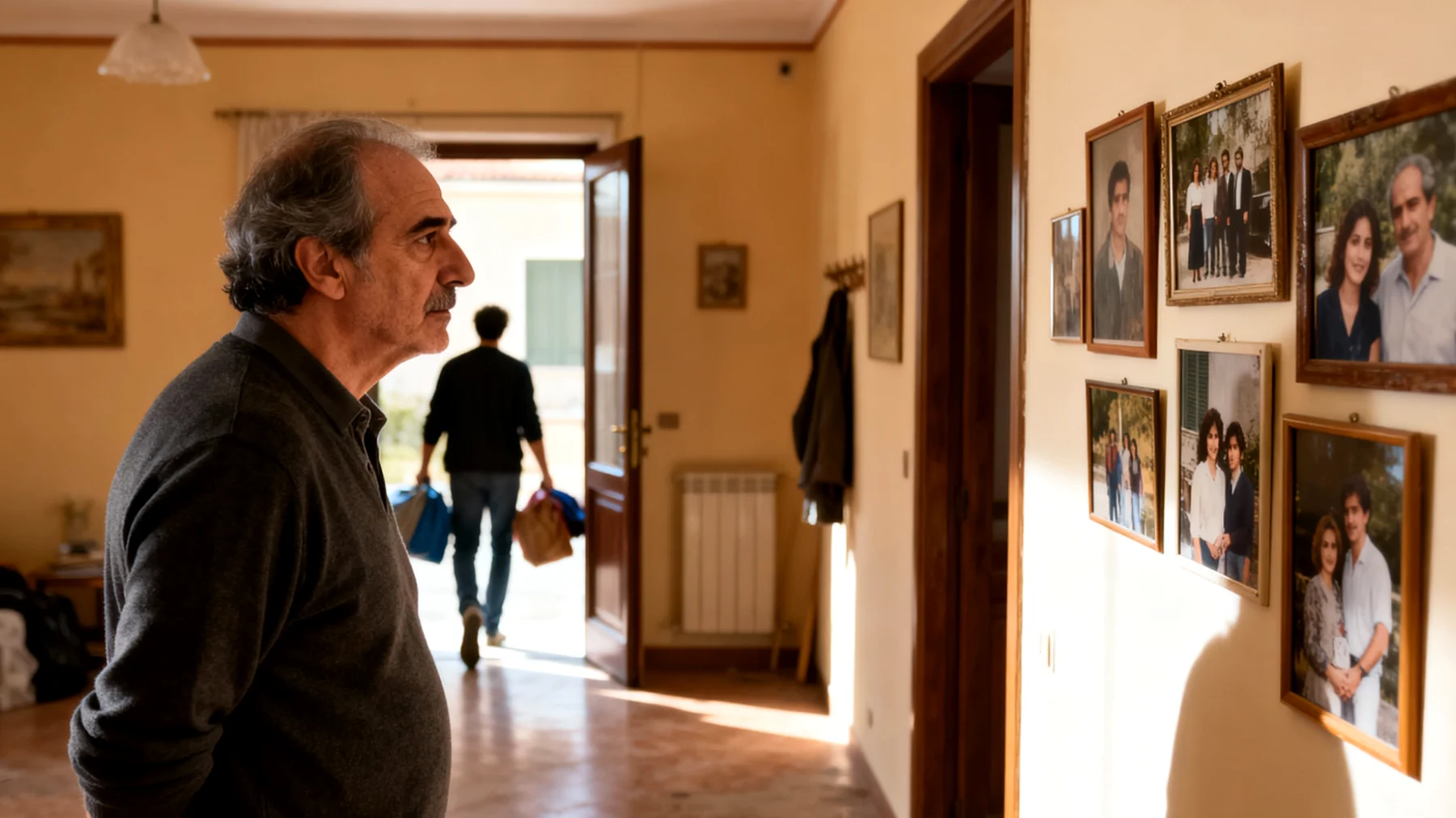 Un papà teme di perdere il legame affettivo con i suoi figli ormai giovani adulti, che si sono allontanati emotivamente e costruiscono la loro vita indipendente, lasciandolo con la sensazione di non essere più parte significativa della loro quotidianità"