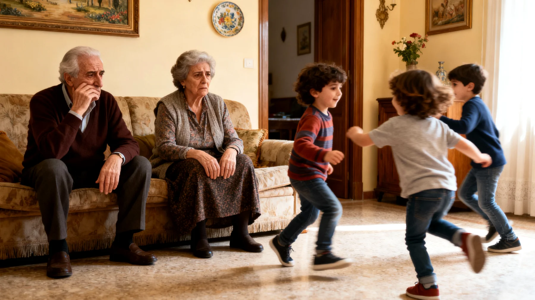 I nonni faticano a gestire i conflitti con i nipoti bambini quando devono imporre regole e limiti, trovandosi divisi tra il desiderio di essere figure affettuose e permissive e la necessitĆ di educare con fermezza"